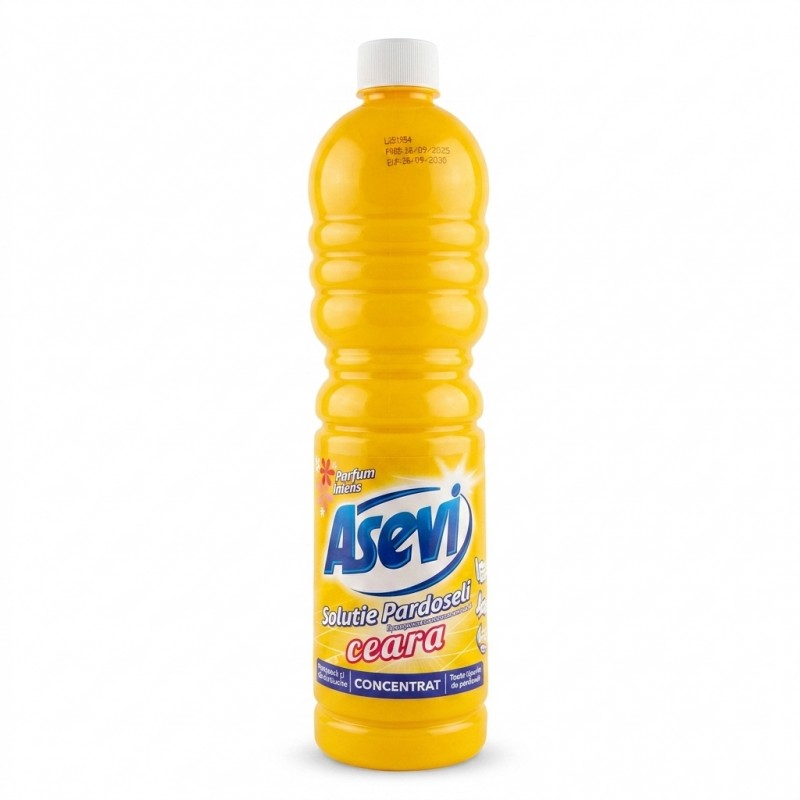 Solutie concentrata pentru pardoseli cu ceara parfum intens 1 litru Asevi